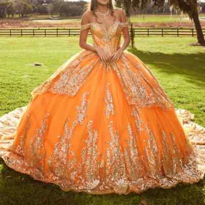 Yellow Shiny Quinceanera Dresses Ball Gown Sequins Gold Applique Lace Sweet 16 | eBay Yellow Shiny Quinceanera Dresses Ball Gown Sequins Gold Applique Lace Sweet 16 | eBay