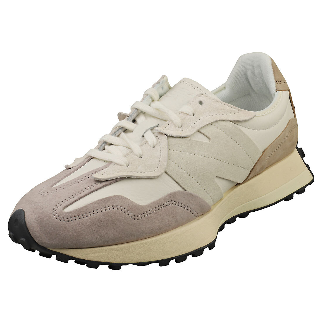 New Balance 327 Unisex - Trainer Moda Pelle e Seda Grigio Mare - 42 EU