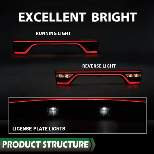 68453659AA Tail Light For Dodge Durango 2014-2022 Liftgate Lamp w/ Camera Hole - Picture 19 of 24