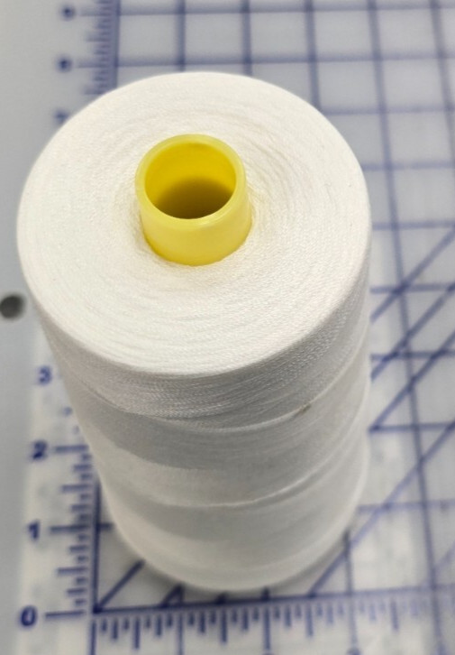 american and effird perma core sewing thread tex 60 6000 yds white #32001