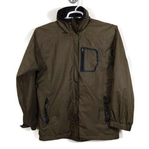 Killtec Level 2 Women's Waterproof Windbreaker Jacket Full Zip Brown Size 8