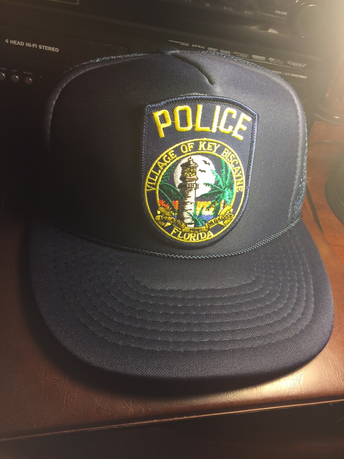key biscayne Souvenir POLICE Ball Cap Embroidered Patch eBay