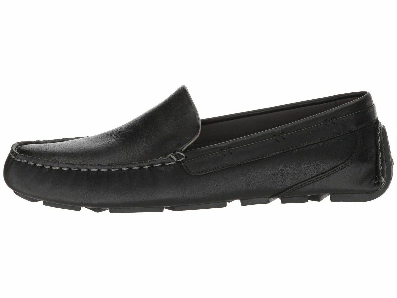 Sperry Men's Gold Cup Harpswell Driver ASV Black Leather Loafers \u0026 Slip-On - 8 W