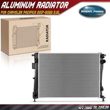 Radiator without Oil Cooler for Chrysler Pacifica 2017 2018 2019 2020-2022 3.6L