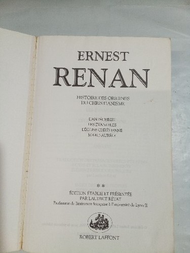 Histoire des origines du christianisme: Renan,Ernest (French) Paperback - Picture 4 of 12