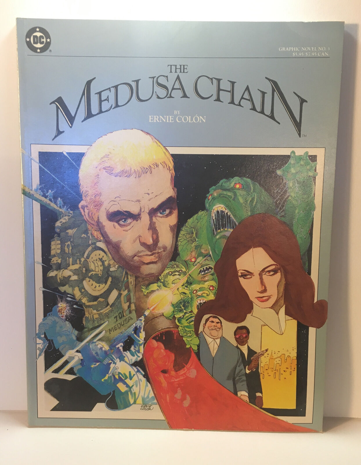 DC Graphic Novel #3 The Medusa Chain (1984) DC High Grade, VF