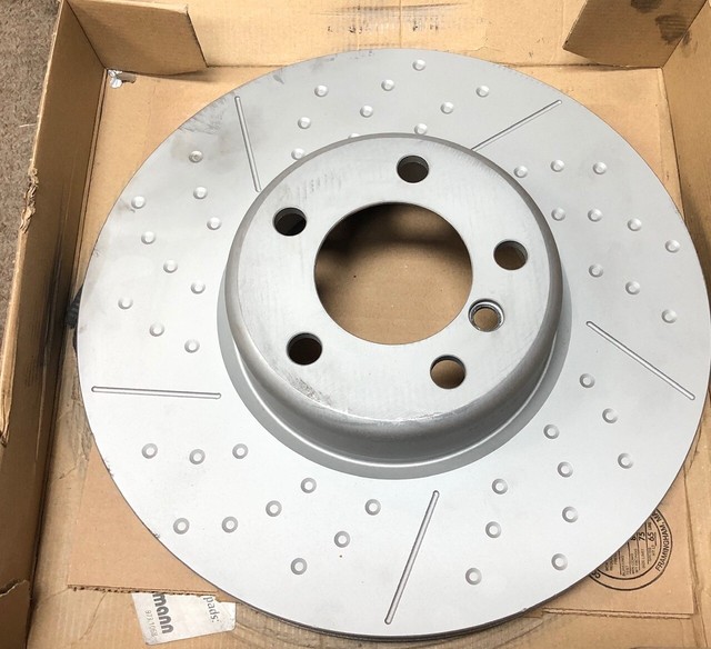 Set of 2 BMW 430i ZIMMERMANN Front Disc Brake Rotors 150.2906.20