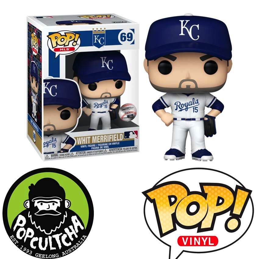 Mlb Baseball - Whit Merrifeld Kansas City Royals Home Uniform Pop! Vinyl Figure