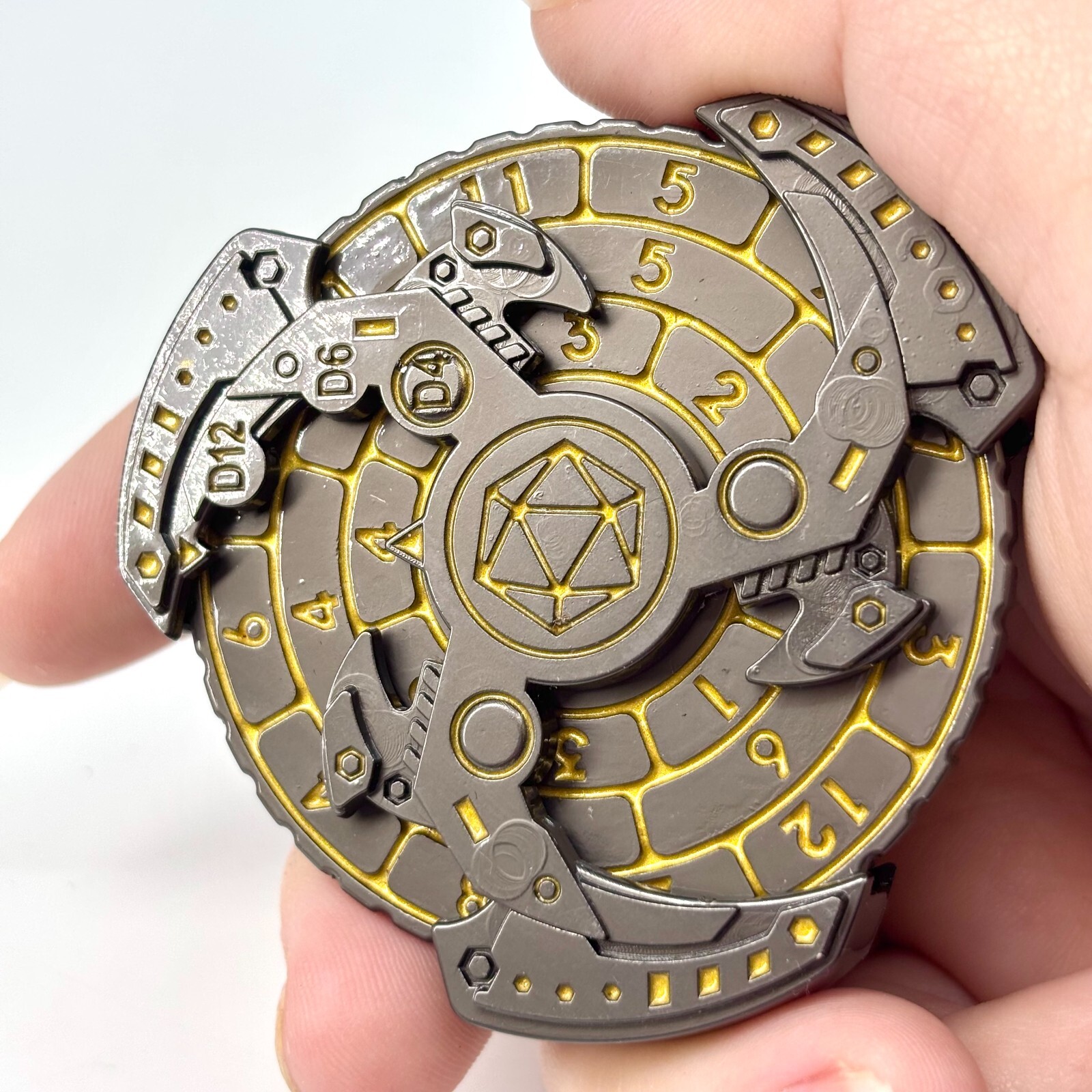 Sage's Intersteller Wheel Lightwave Dice Spinner | TTRPG D&D Dice Wheel