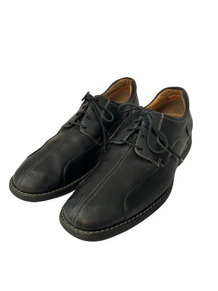 JOHNSTON & MURPHY Shuler Bicycle Toe Oxford Shoes Black  display picture 1