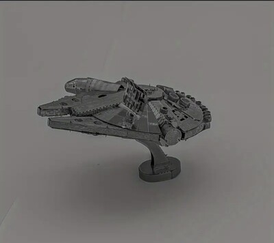 Star Wars Starship. Millenium Falcon Gift. Sculpture. Icon. Metal Kit
