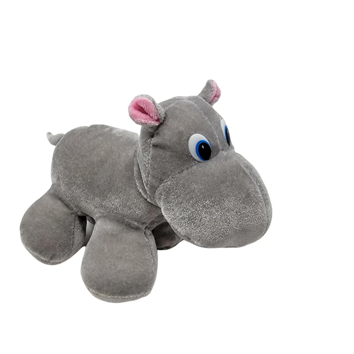 Hippopotamus Hippo Plush Toy Stuffed Animal Gray 8