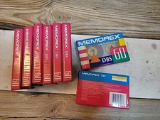 Zestaw 8 VTG Memorex DBS 60 Taśma kasetowa Typ I Normalne odchylenie NOWA I ZAPIECZĘTOWANA