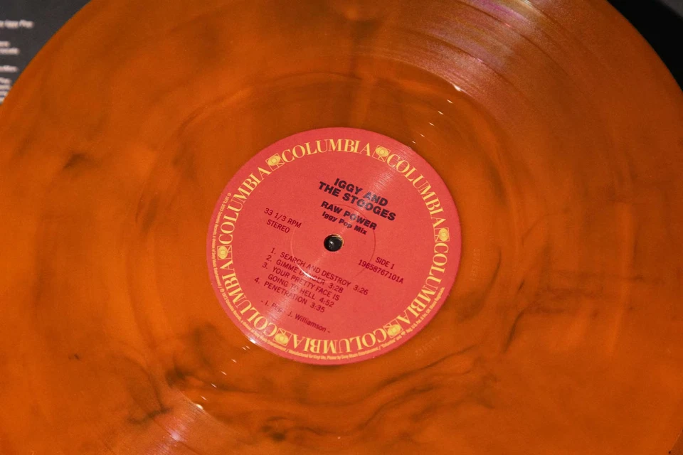 IGGY POP AND THE STOOGES RAW POWER VINYL NEW! LIMITED RED LP! SEARCH AND DESTROY - Image 3 of 4