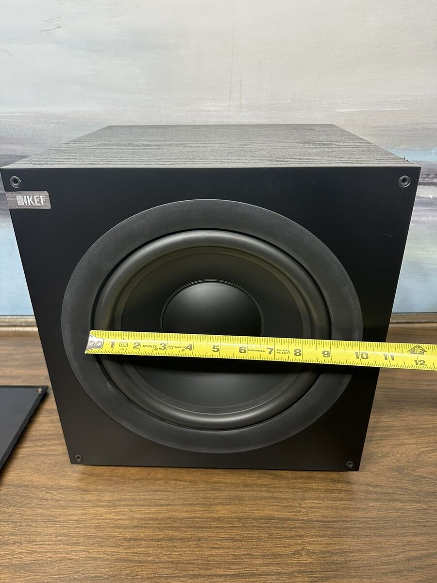 KEF Q400B Front Firing Powerful Subwoofer 200W works great KEF Q400B Front Firing Powerful Subwoofer 200W works great