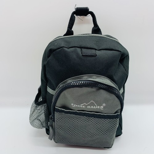 Eddie Bauer Baby Black and Gray 2 in 1 Harness Backpack-No Tether