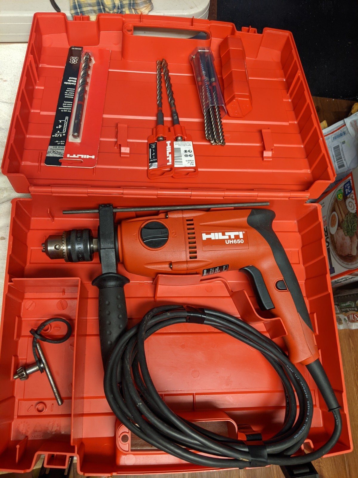 Hilti UH650 1/2" Hammer Corded Drill Asis Broken for sale online eBay