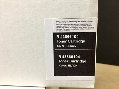 Okiidata 43866104 Toner Black C710 Cartridge 11,500 page yield 