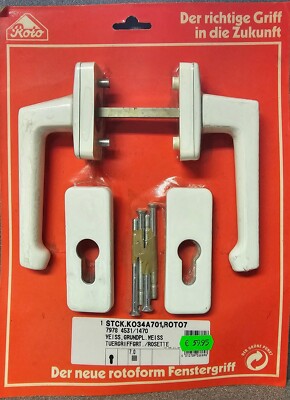 ROTO ALU Fenstergriff Rotoform 26 Weiß 7978  4531/1470