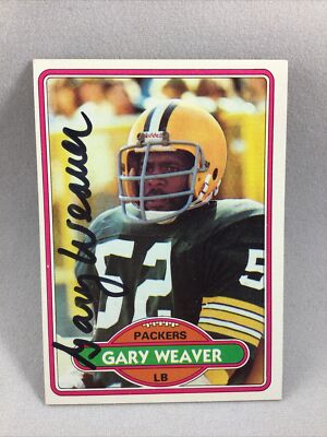 Gary Weaver -Fresno State- Green Bay Packers Autographed Card | eBay