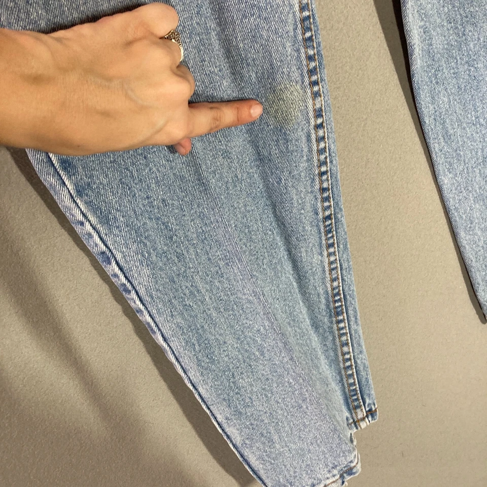 Pantalones de mezclilla vintage años 90 mamá cintura alta talla 9/10 calce relajado cónico 29x30 Jordache Foto 3 de 4