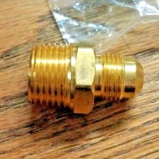 Brass Adapter, 3/8" Male Flare x  1/2" NPT Male, ONE, W30-8