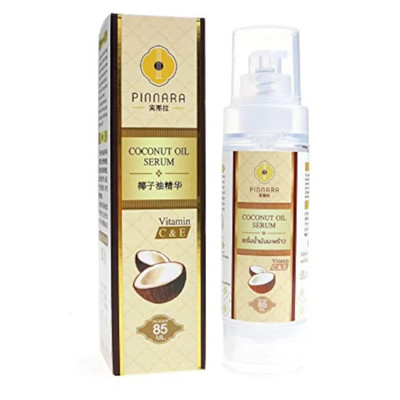 Pinnara Serum Coconut Oil Vitamin E C Stretch Marks Skin Hair Virgin 85ml