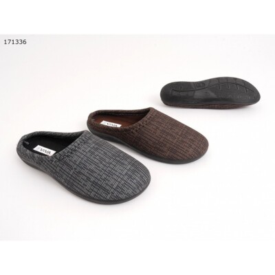 Herren Hausschuhe Filz Cord Pantoffeln Pantoletten Latschen