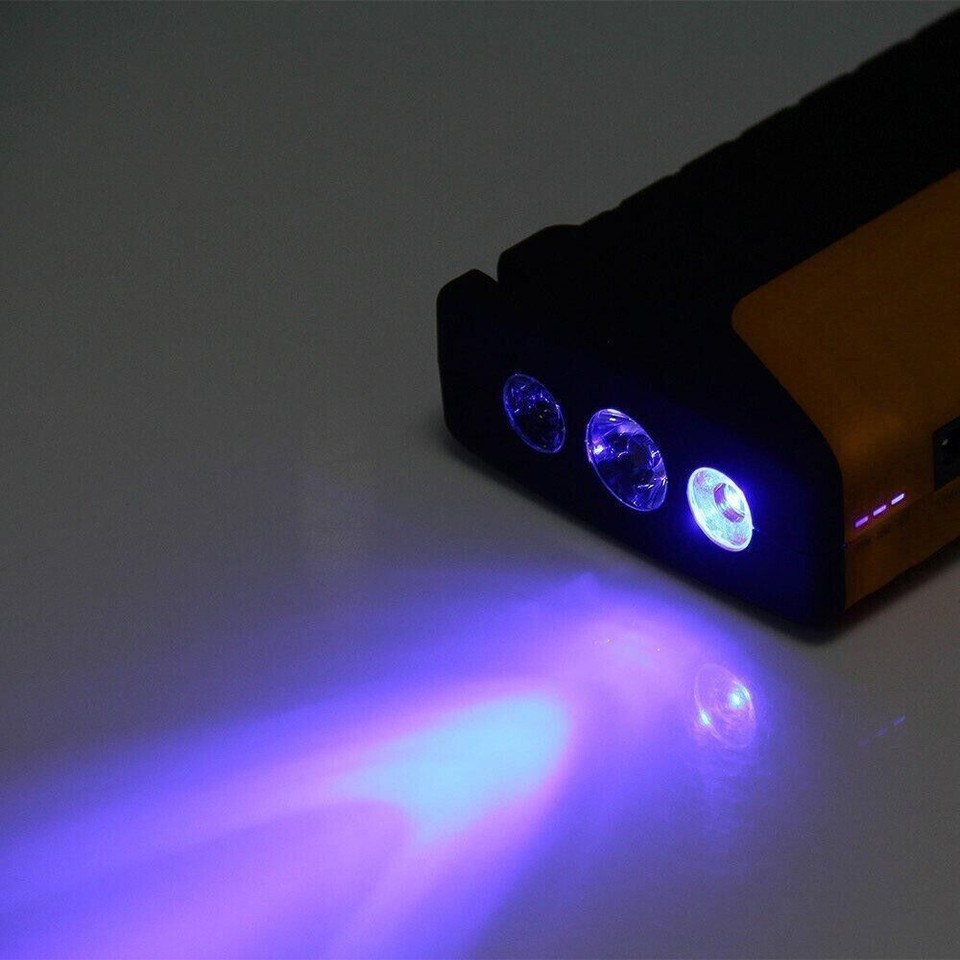 600 Amp Portable Emergency Car Battery Jump Starter Power Bank & Air