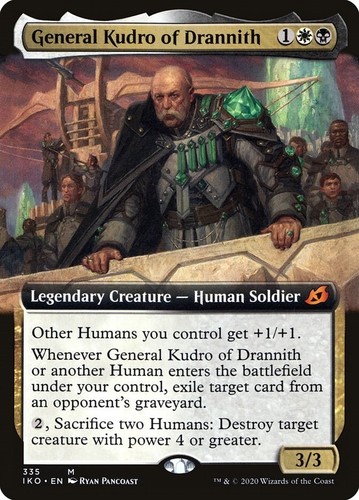 MTG ドラニスの判事　韓国語 プレリFoil Pre-release Foil) [NM] MTG Korean, Ikoria, 1 x Drannith Magistrate