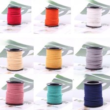 1M 3mm Round Micro Fiber Faux Leather Suede Cord Jewelry Making DIY Beading Trim