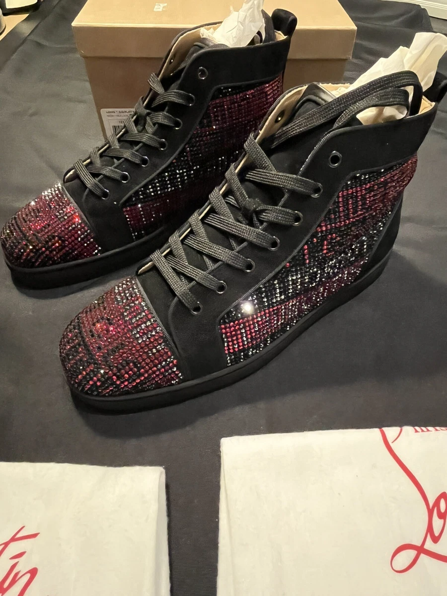 motivet Caroline madras BRAND NEW CHRISTIAN LOUBOUTIN RHINESTONES TSQ SNEAKERS SHOES 10.5 43.5  AUTHENTIC | eBay