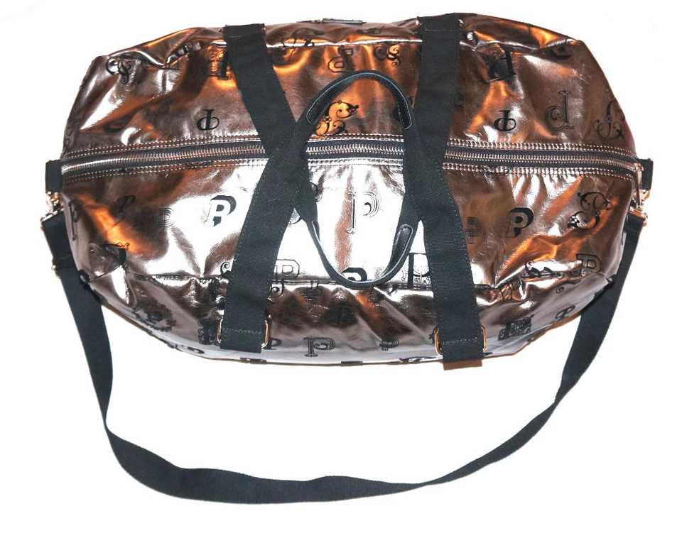 VICTORIA'S SECRET PINK Duffle Shoulder Bag Luggage Carry On Weekend Zip Tote - Image 2 of 4