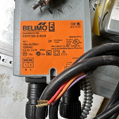 Belimo FSTF120 RUS Honeywell H-2000A System Sensor D4120 Ruskin Fsd60 8” X 16” - Bild 2 von 9