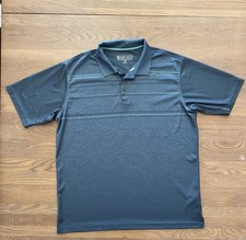 Pebble Beach Men s Short Sleeve Dry-Luxe Performance Polo Blue XL