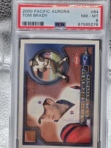 2000 Pacific Aurora - Tom Brady #84 (RC)