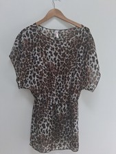 Miken Sheer Swim cover up SZ M