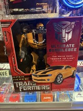Transformers Ultimate Bumblebee Action Figure Transforming Light-Up Eyes Yellow