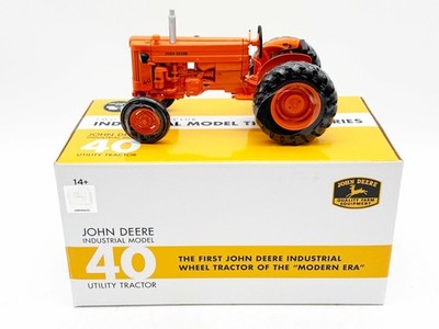 1/16 John Deere 40 Industrial RARE Orange Two Cylinder Club