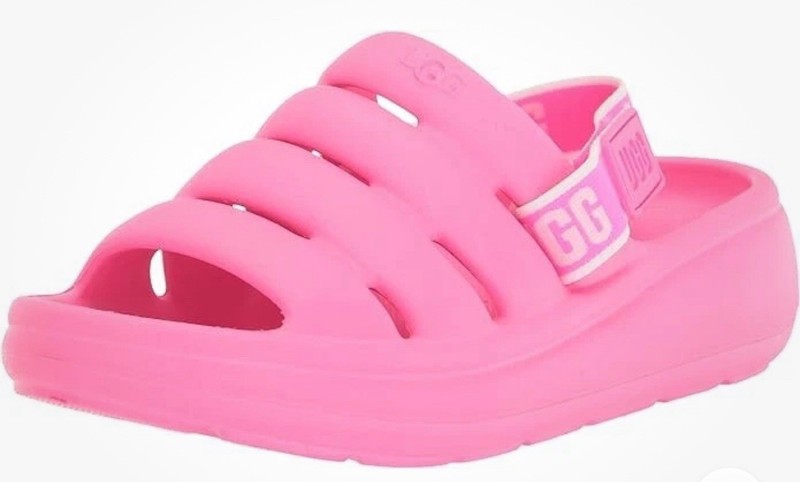 UGGS Kids PINK SPORTS SLING BACK SLIDE SANDALS Waterproof Sz 5