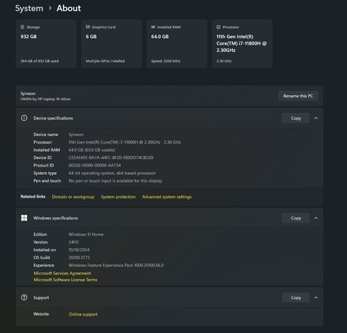 HP Omen 16 for Sale – RTX 3060 | 64GB RAM | 2K Display | 1TB SSD - Bild 5 von 9