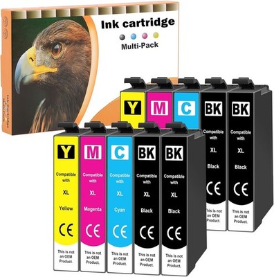 10x Patronen kompatibel for Epson 603XL XP-2100 3100 4100 2105 3105 4105 WF-2830