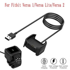 For Fitbit Versa / Versa Lite / Versa 2 USB Charger Charging Power Dock Cradle i