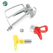US 3600PSI Airless Paint Spray Gun w/ Tip&Tip Guard Sprayers For Sprayers NEW