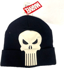 Marvel The Punisher Skull Beanie Hat, Warm Kn...