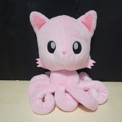 Tentacle Kitty Pink, Cotton Candy Scented 9''
