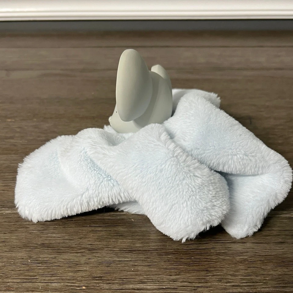 Manta de seguridad Mudpie Mud Pie ratón azul mordedor de goma Woobie Lovey  Foto 2 de 4