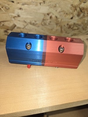 Cito Products In-line Manifold IM3-4-C-2-2-1/4-N 3/4''NPT Inputs 4'' Length