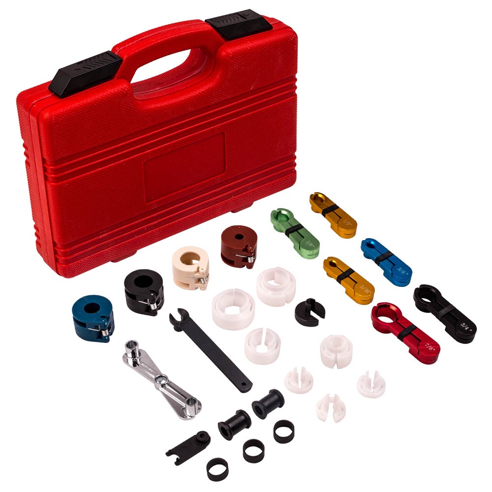 22Pcs AC Fuel Line & Transmission Oil Cooler Line Quick Disconnect Tool Kit