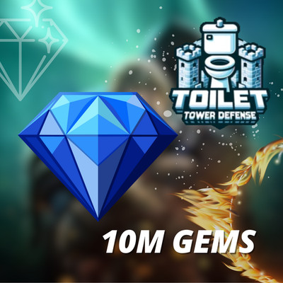 10 Million Gems Toilet Tower Defense ~ TTD Gems ~ TTD  10 Million  Affordable 
